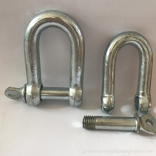 High Strength Shackle 20kN Safety Pin Connecting Anchor D Shackle Supplier